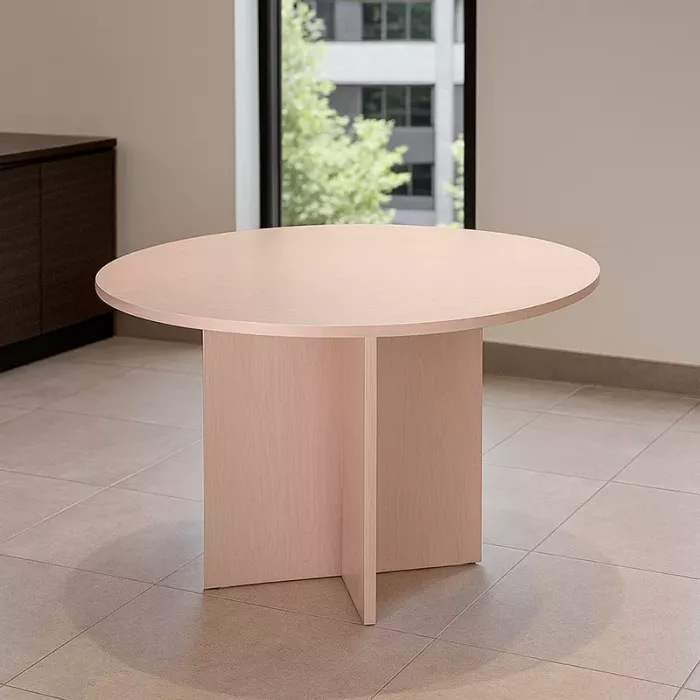 Mesa de Reuniones Redonda de HERPESA. Base de Aspa vista 2