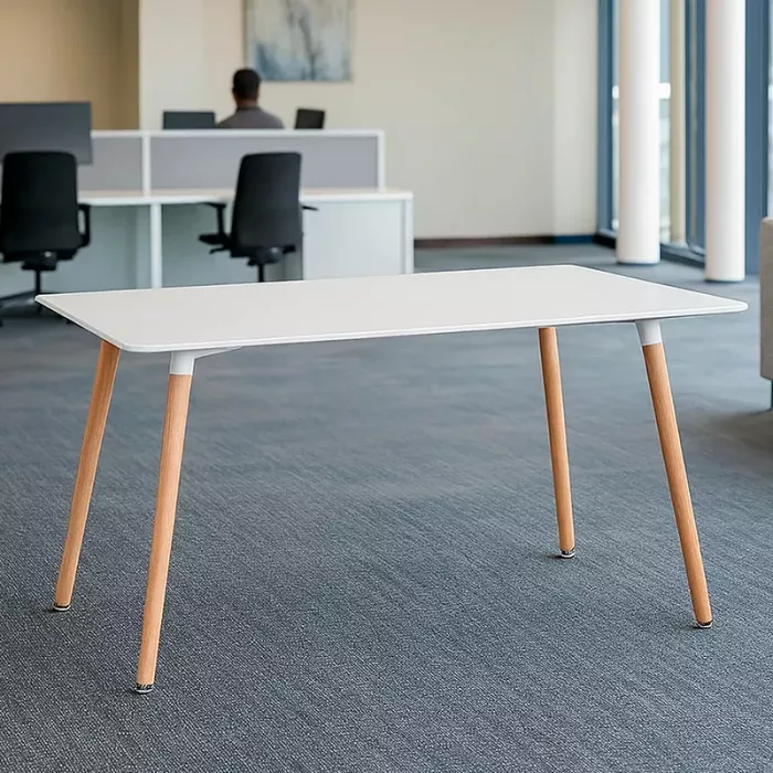 Mesa de Reunión MINSK de EUROMOF estilo Nórdico vista 5