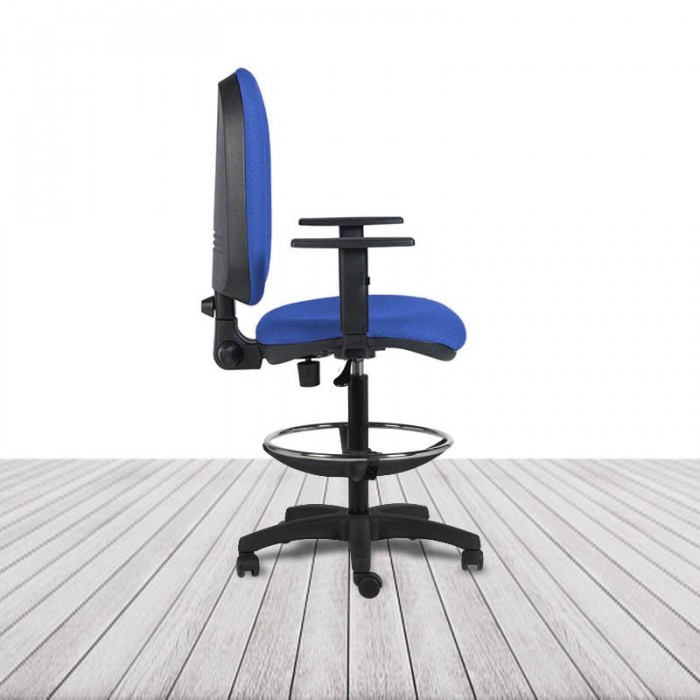 Silla Koral de Vincolo, versión Taburete con brazos fijos, varios colores. vista 3