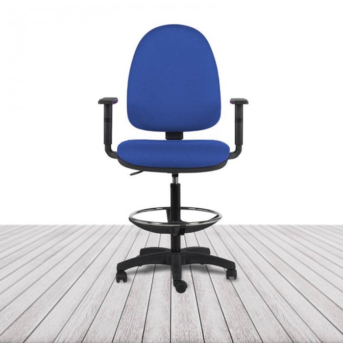 Silla Koral de Vincolo, versión Taburete con brazos fijos, varios colores. vista 2