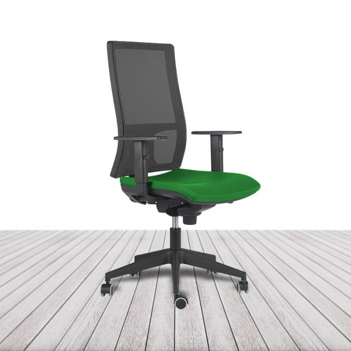 Silla Event de Limobel, Respaldo en malla, Brazos regulables. vista 8