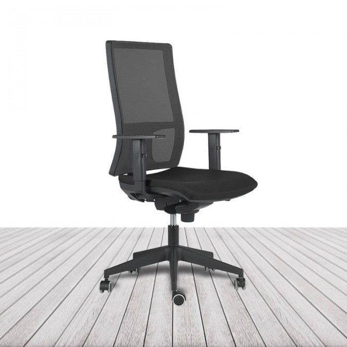 Silla Event de Limobel, Respaldo en malla, Brazos regulables. vista 7