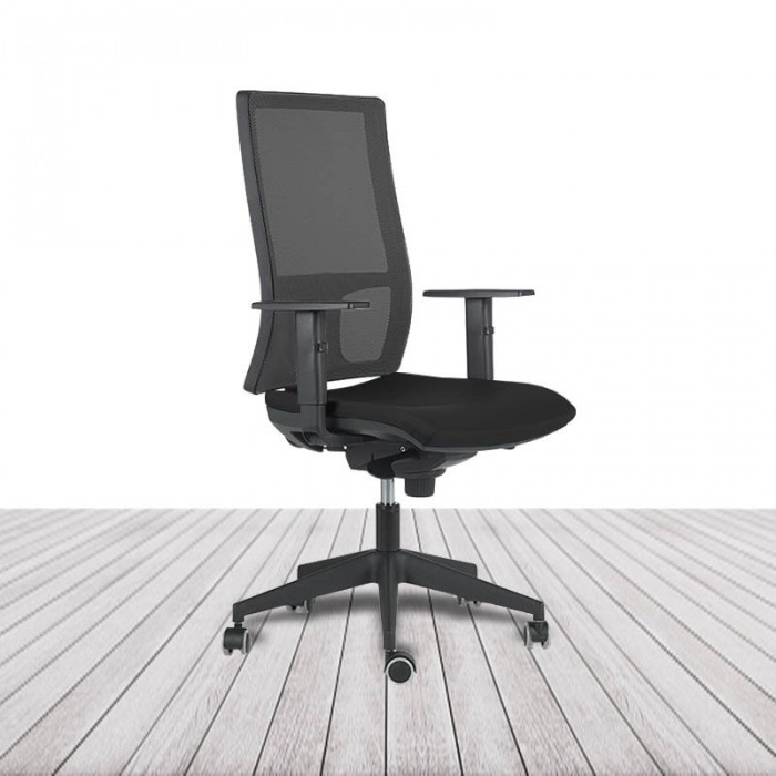 Silla Event de Limobel, Respaldo en malla, Brazos regulables. vista 13