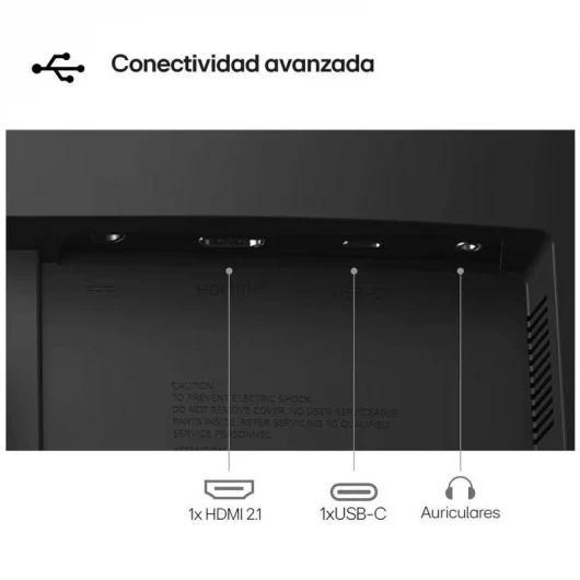 LG 24U421A-B monitor 23.8" FHD 1xHDMI curvo