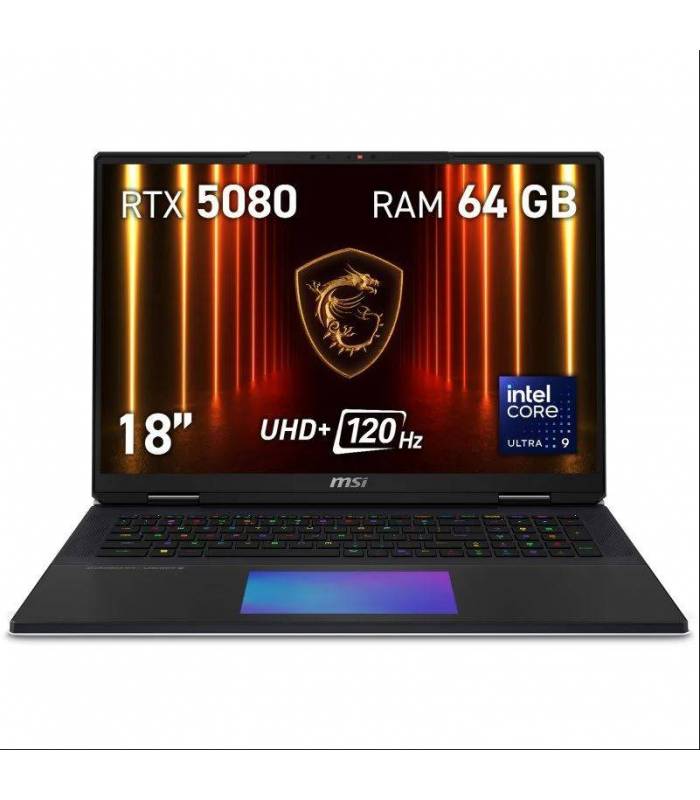 MSI Titan 18HX-AI-245ES U9 64GB 2TB 5080 W11H 18"