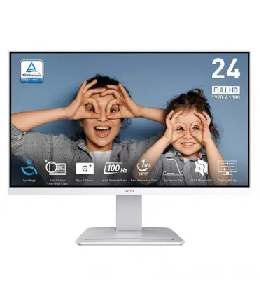 MSI MP2412W Monitor 23.8" IPS FHD 100h HDMI DP Bco