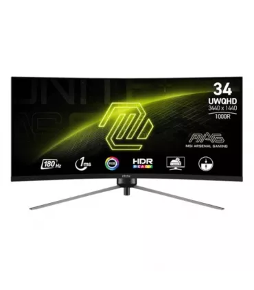 MSI MAG345CQR Monitor34"Gaming WQHD 180h DP HDMI C