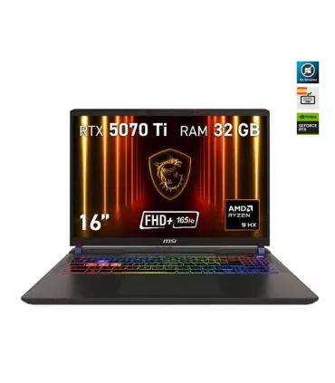 MSI Vector A16HX-050XES AMD R9 32 1TB 5070Ti DOS