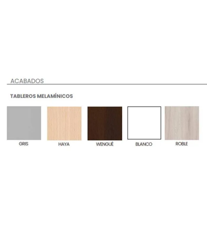 Mesa Multipuesto EURO 5100 de EUROMOF. Fondo 80 - Croner