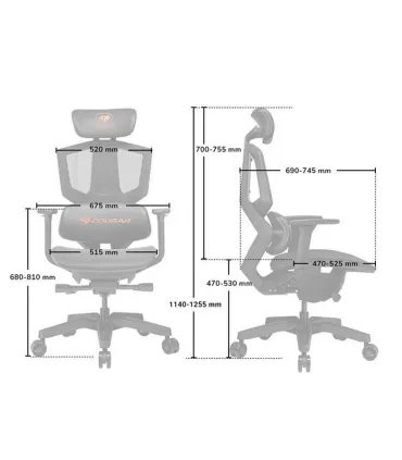 Cougar Silla Gaming Argo One Black