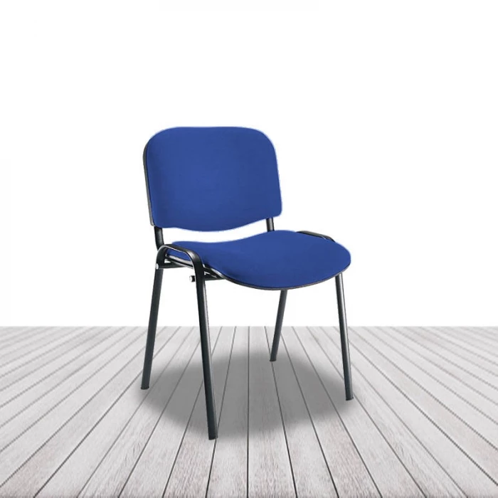 Silla Fissa de Vincolo, de cuatro patas y en diversos colores a elegir, apilable. vista 2