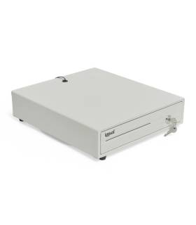 iggual Cajón portamonedas IRON-10W 38cm 4+6 blanco