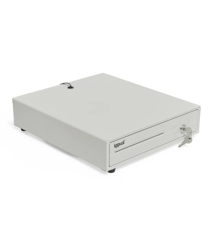 iggual Caj&oacute;n portamonedas IRON-10W 38cm 4+6 blanco