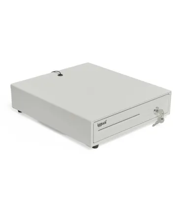 iggual Cajón portamonedas IRON-10W 38cm 4+6 blanco