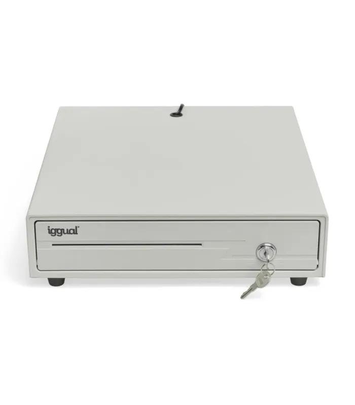 iggual Cajón portamonedas IRON-10W 38cm 4+6 blanco