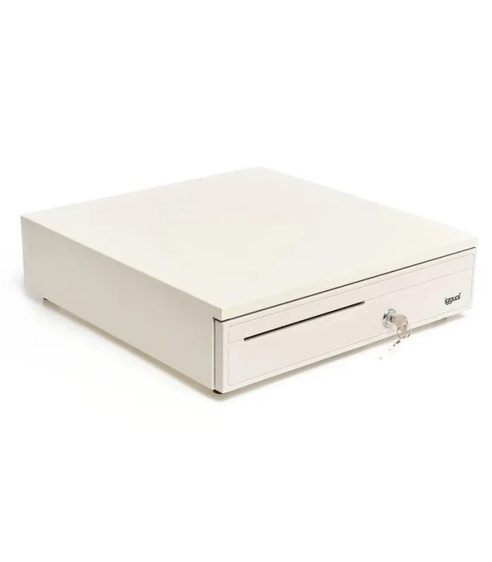 iggual Cajón portamonedas IRON-30W 42cm 5+5 blanco
