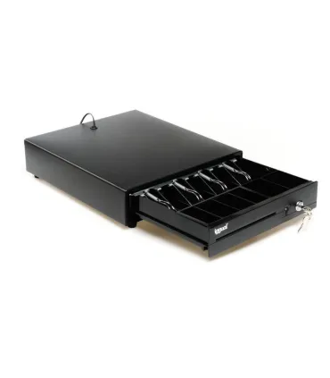 iggual Cajón Portamonedas IRON-10 38cm 4+6 negro