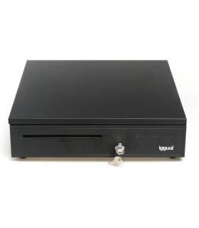 iggual Cajón Portamonedas IRON-50 42cm 5+8 negro