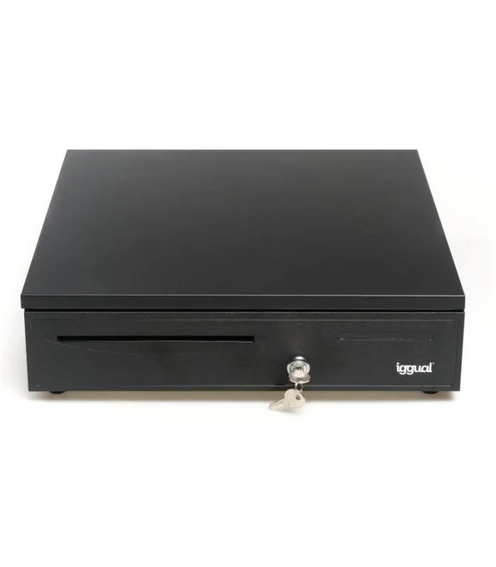 iggual Cajón Portamonedas IRON-50 42cm 5+8 negro