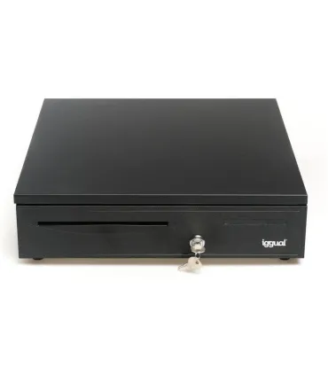 iggual Cajón Portamonedas IRON-50 42cm 5+8 negro
