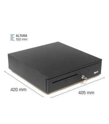 iggual Cajón Portamonedas IRON-50 42cm 5+8 negro