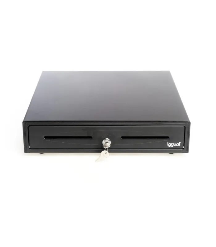 iggual Cajón Portamonedas IRON-70 44,5cm 5+8 negro