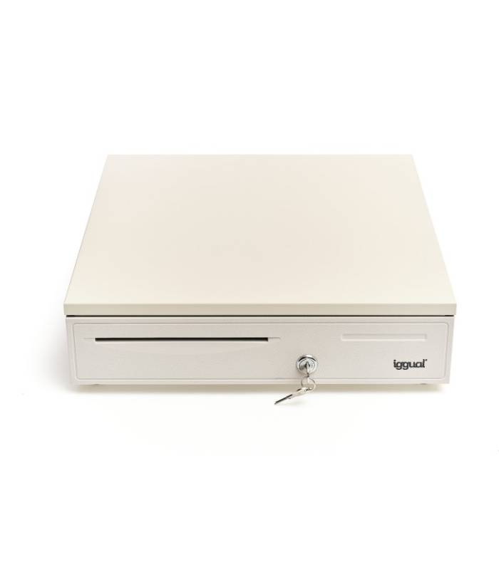 iggual Caj&oacute;n Portamonedas IRON-50W 42cm 5+8 blanco