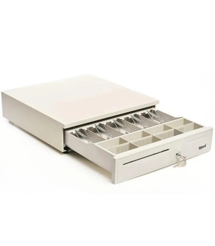 iggual Cajón Portamonedas IRON-50W 42cm 5+8 blanco