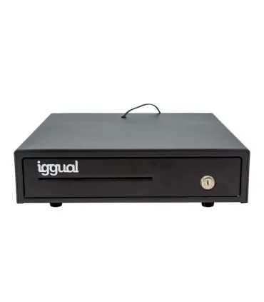 iggual Cajón Portamonedas IRON-15 37cm 4+8 negro