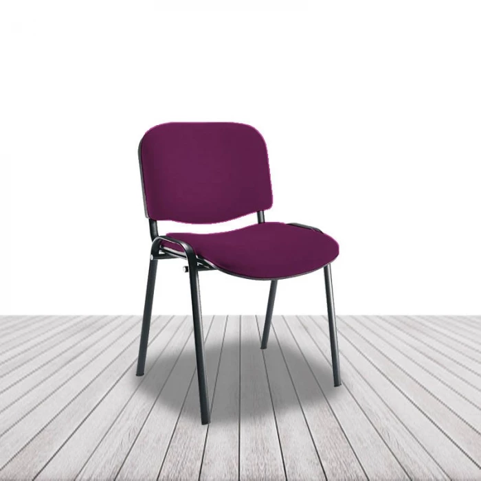 Silla Fissa de Vincolo, de cuatro patas y en diversos colores a elegir, apilable. vista 8