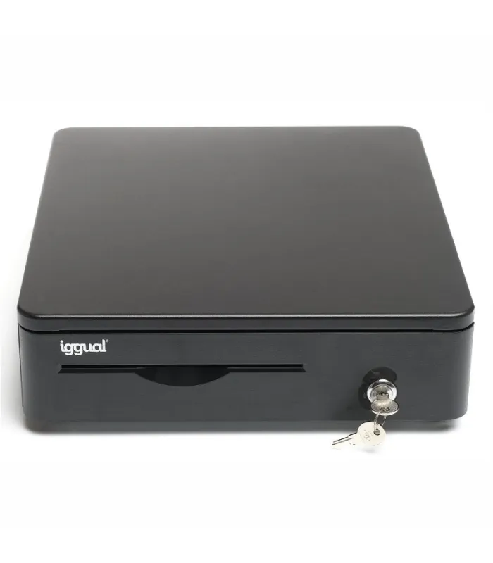 iggual Cajón Portamonedas IRON-10R 38cm 4+5 negro