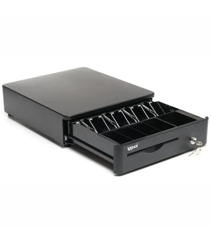 iggual Cajón Portamonedas IRON-10R 38cm 4+5 negro