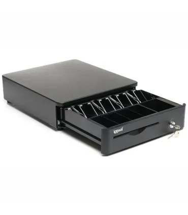 iggual Cajón Portamonedas IRON-10R 38cm 4+5 negro