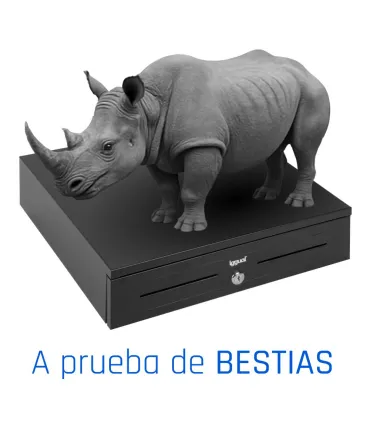 iggual Cajón portamonedas IRON-HD 41cm 5+8 negro