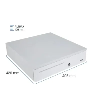 iggual Cajón portamonedas IRON-30PW 5+5 BlancoPuro