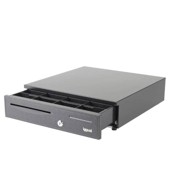 iggual Caj&oacute;n portamonedas IRON-20 42cm 4+8 negro