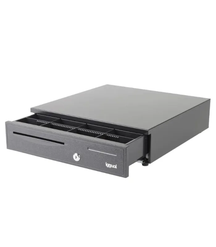 iggual Cajón portamonedas IRON-20 42cm 4+8 negro