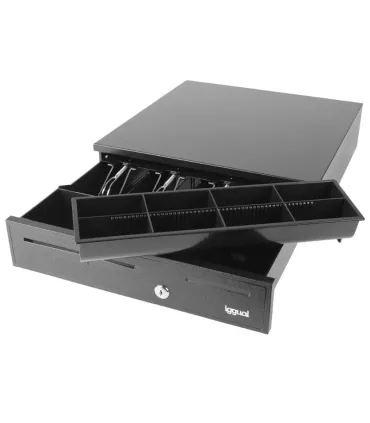 iggual Cajón portamonedas IRON-20 42cm 4+8 negro