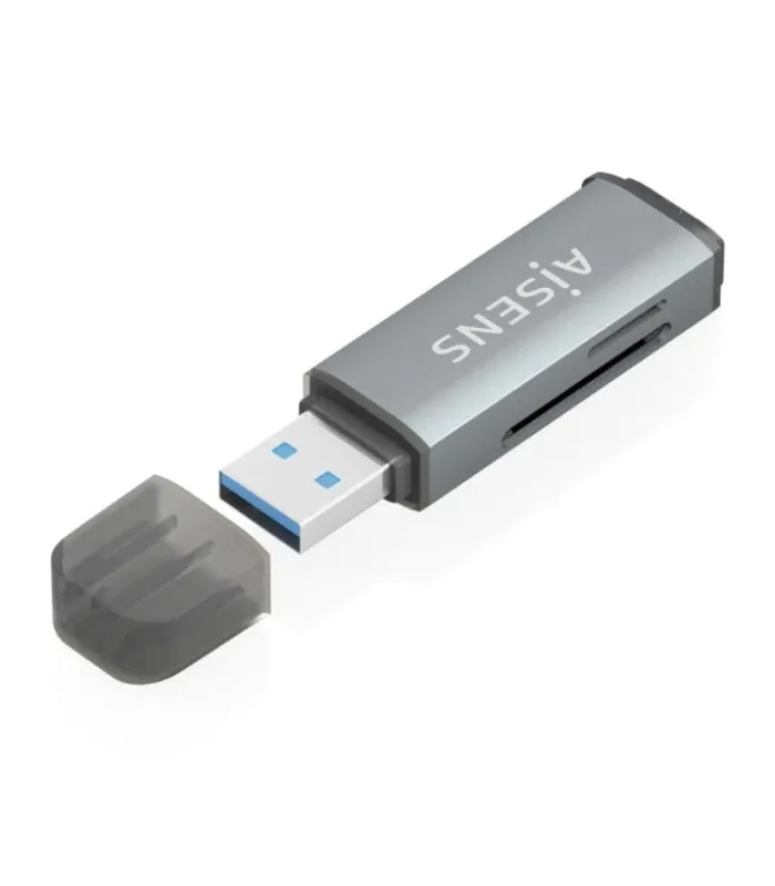 Aisens Lector Tarjetas SD MSD MMC RS-MMC MMCM USBA