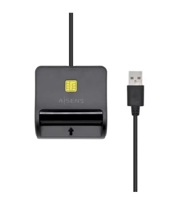 Aisens Lector Tarjetas Inteligente DNI Negro