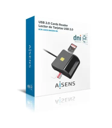 Aisens Lector DNI SIM SD MSD MMC RS-MMC MMC Micro