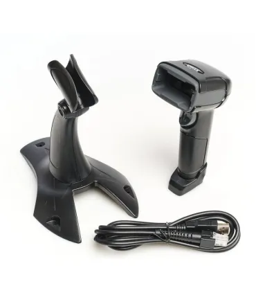 iggual Lector código barras 2D USB con soporte