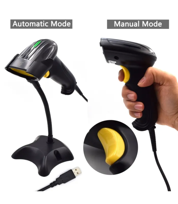 Ewent Lector código de barras EW3400 1D Láser Usb