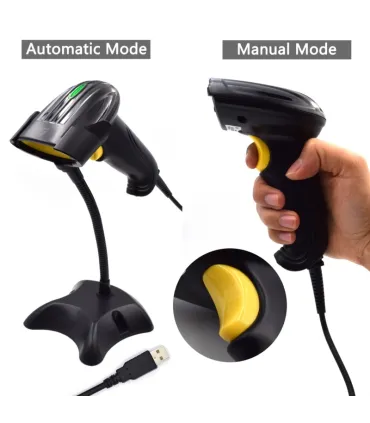 Ewent Lector código de barras EW3400 1D Láser Usb