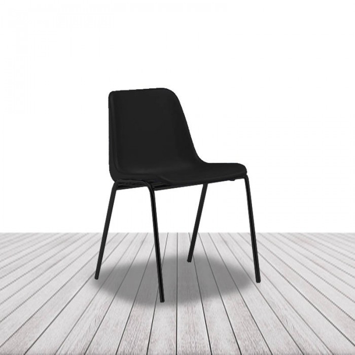 Silla Vicenza de Limobel, de cuatro patas, apilable. vista 4