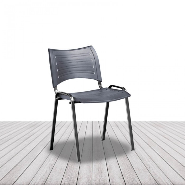 Silla Sena de Limobel, de cuatro patas, apilable. vista 4