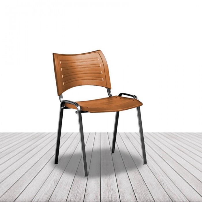 Silla Sena de Limobel, de cuatro patas, apilable. vista 5