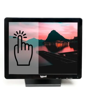 iggual Monitor táctil resistivo 15" USB VGA HDMI