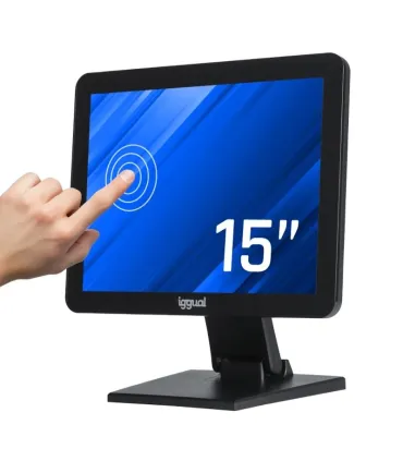 iggual Monitor táctil capacitivo 15" VGA HDMI USB