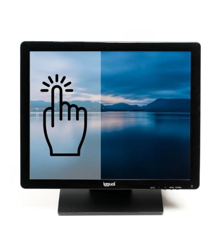 iggual Monitor t&aacute;ctil resistivo 19" USB VGA HDMI